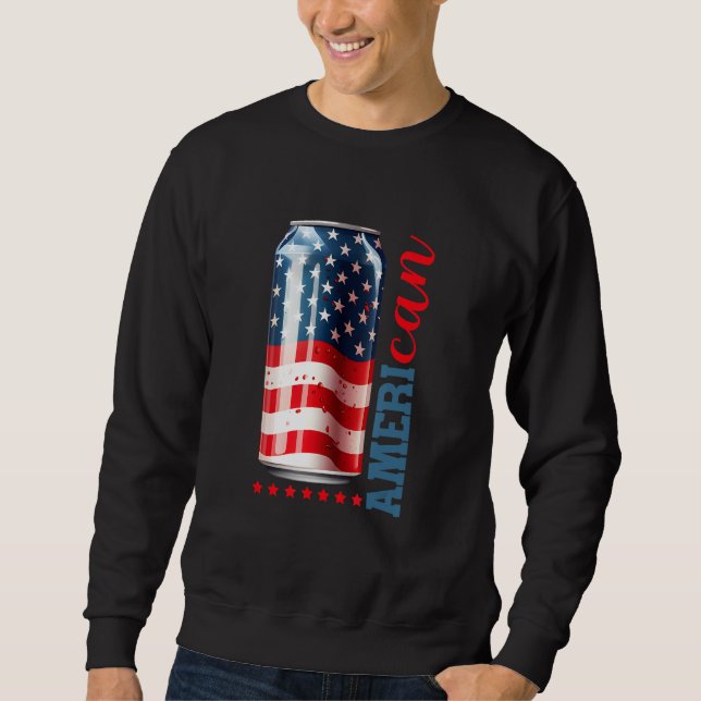 Ameri can  4th of july Sublimation 6 Sweatshirt (Front)