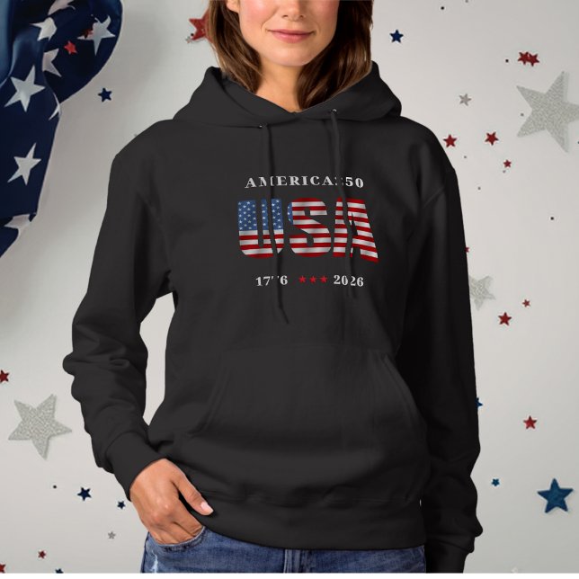AMERICA250 1776-2026 Celebration Hoodie (AMERICA250 1776-2026 Celebration Hoodie - Ladies)