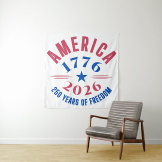 AMERICA 1776 2026 250 years freedom anniversary Tapestry