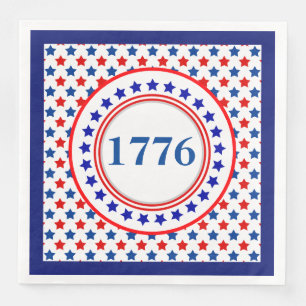 America 1776 paper dinner napkins