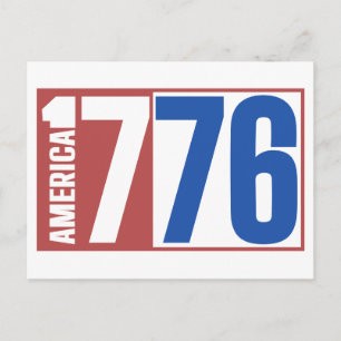 AMERICA 1776 POSTCARD