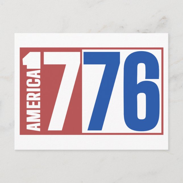 AMERICA 1776  POSTCARD (Front)