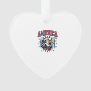 America 1776 Vintage Eagle Patriotic Shirt Design_ Ornament