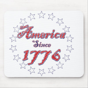 America-1776-White-disperssed.png Mouse Pad