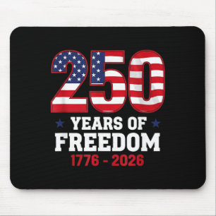 America 2026 freedom 250th birthday independence mouse pad