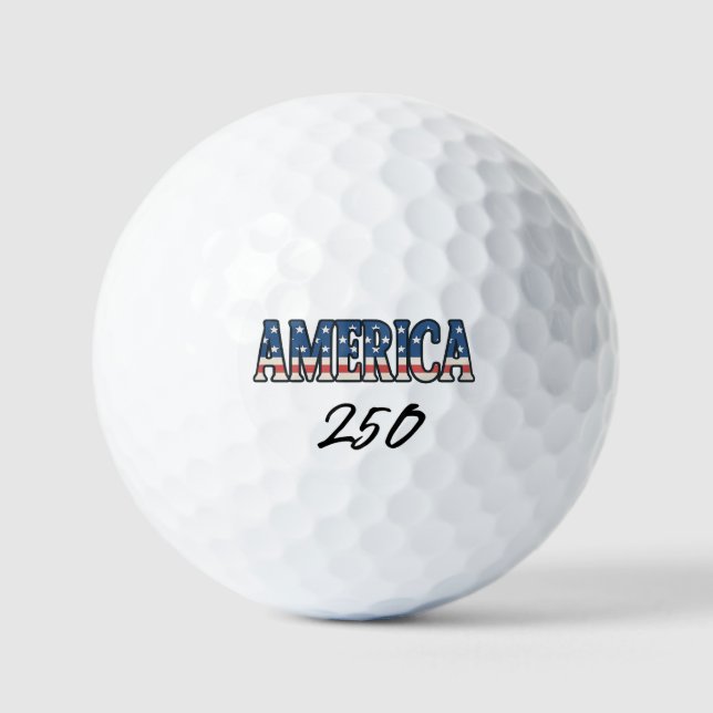 America 250 Anniversary Golf Balls (Front)
