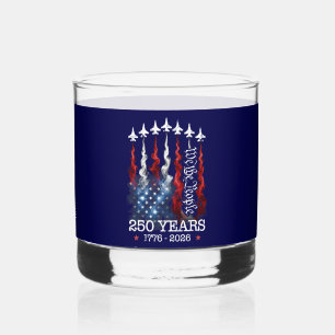 America 250 Anniversary Tribute Whiskey Glass
