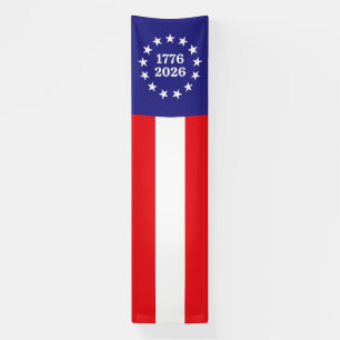 America 250 Betsy Ross Banner