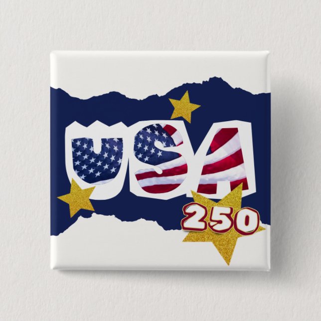 America 250 Button (Front)