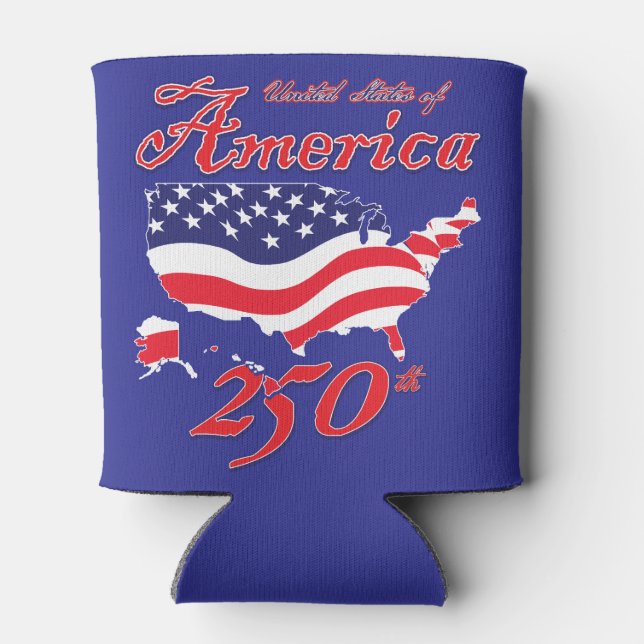America 250 can cooler (Back)