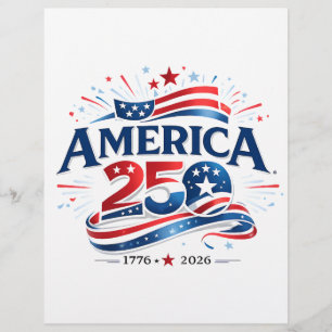 America 250 Celebration 1776–2026 Anniversary  Flyer