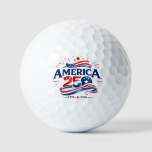 America 250 Celebration 1776–2026 Anniversary Golf Balls