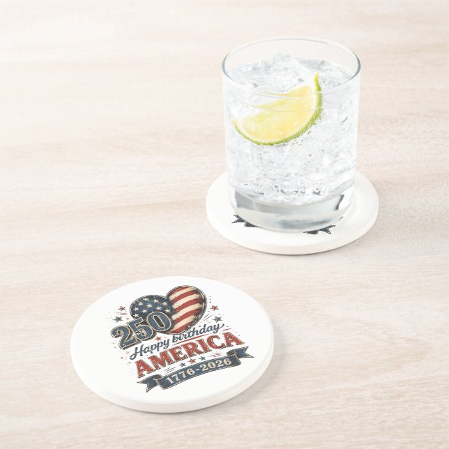America 250 Celebration Coaster (Side)