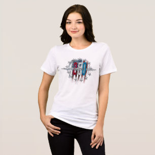 AMERICA 250 CLASSIC RETRO CHROME AMERICAN FLAG Tri-Blend SHIRT