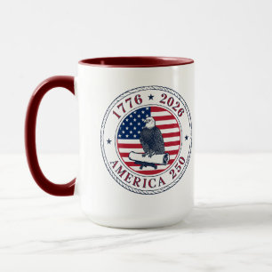 America 250 Commemorative Eagle Seal – 1776-2026 Mug