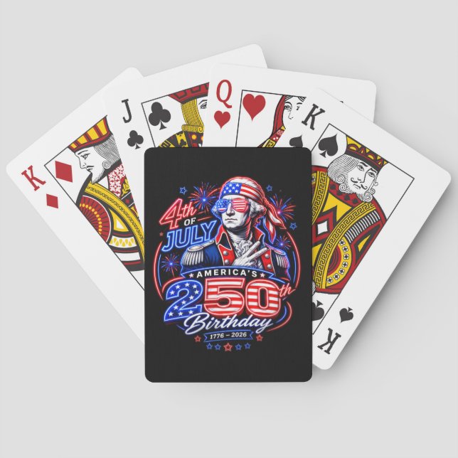 America 250 Deuce Playing Cards (Back)