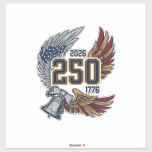 America 250 Eagle Wings 2026 Patriotic Design_1