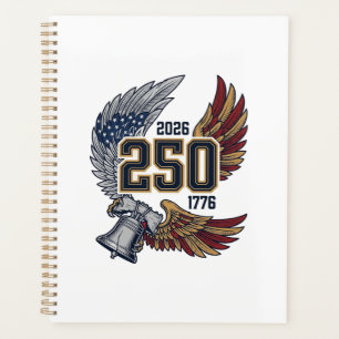 America 250 Eagle Wings 2026 Patriotic Design_1 Planner