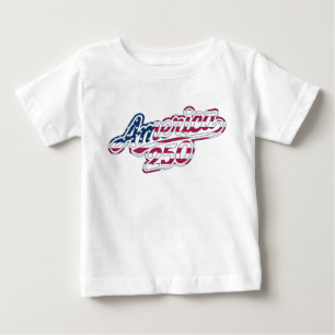 America 250 Flag Script Semiquincentennial Design Baby T-Shirt