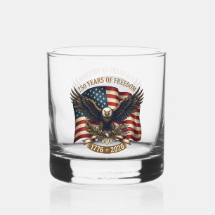 America 250 Freedom Eagle Whiskey Glass
