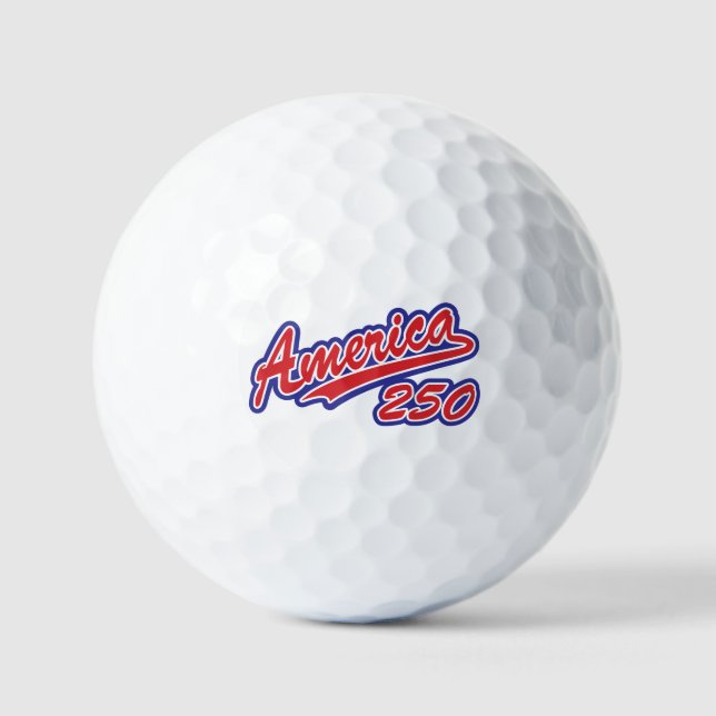 America 250 golf balls (Front)