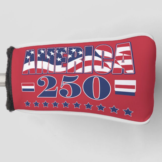 America 250 golf head cover (Front)