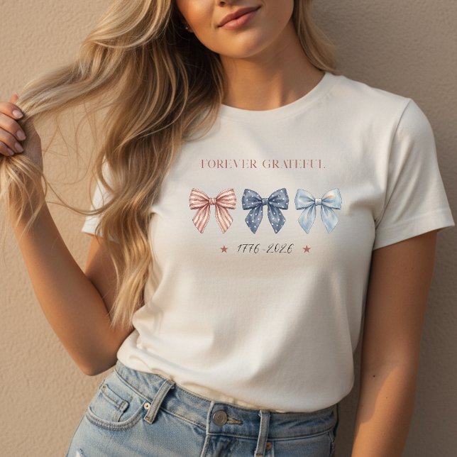 America 250 Grateful Bow Tri-Blend Shirt (america 250 shirt)