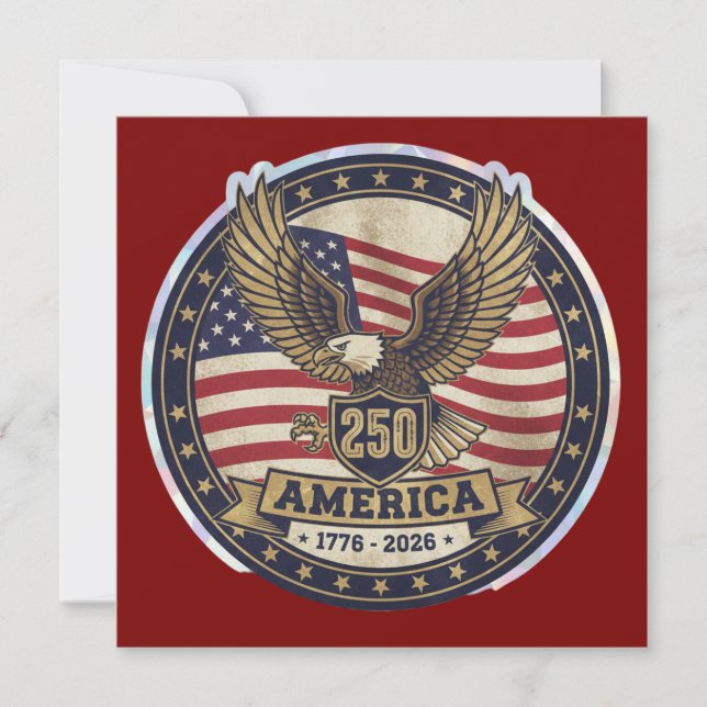 America 250  invitation (Front)