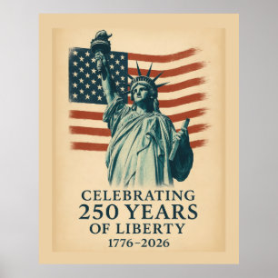 America 250 Patriotic Liberty Celebration Event Poster