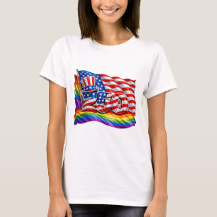 America 250 Pride Flag T-Shirt