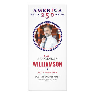 America 250 Republican Political Outreach Campaign Rack Card