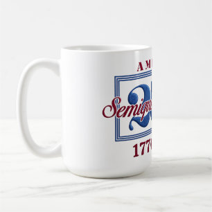 America 250 Semiquincentennial 1776-2026 Patriotic Coffee Mug