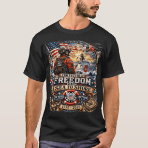 America 250 U.S. Coast Guard Freedom T-Shirt