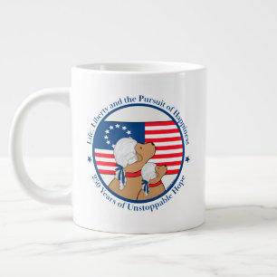 America 250 Year Anniversary Founding Fathers Large Coffee Mug