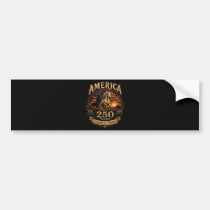America 250 Years 1776 2026 Centennial  Bumper Sticker