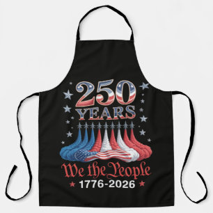 America 250 Years 4th of July Apron