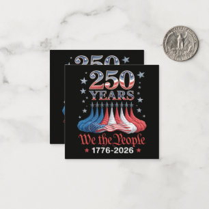 America 250 Years 4th of July Card