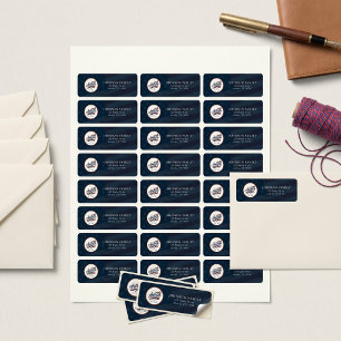 America 250 Years 4th of July Independence Day Return Address Label