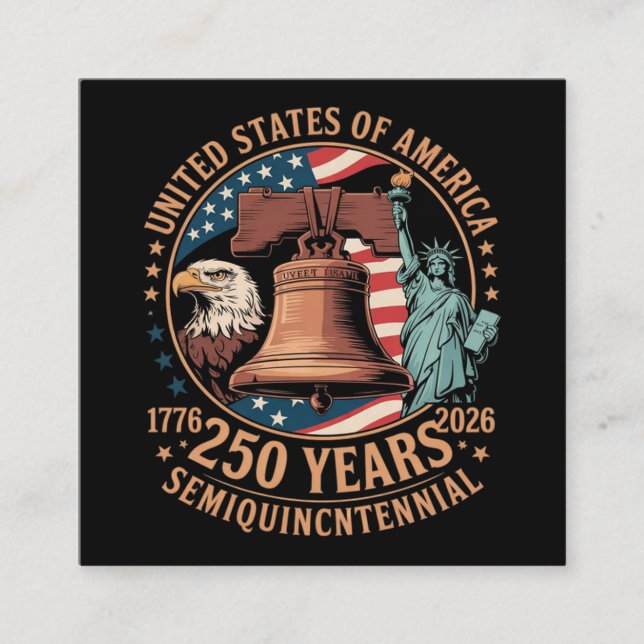 America 250 Years Enclosure Card (Front)