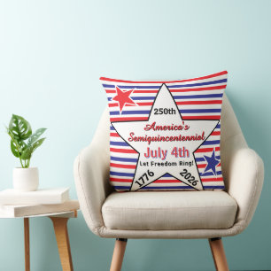 America 250 Years God Bless America Cushion