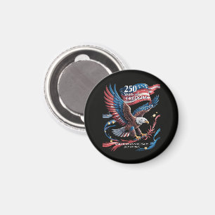 America 250 Years of Freedom 1776-2026 Magnet