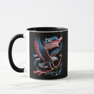 America 250 Years of Freedom 1776-2026 Mug
