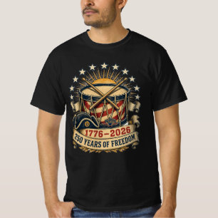America 250 Years of Freedom 1776–2026 Vintage T-S T-Shirt