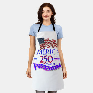 America 250 Years of Freedom Apron