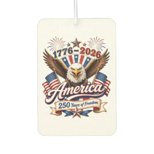 America 250 Years of Freedom Eagle Car Air Freshener