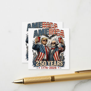 America 250 Years Patriotic Celebration Enclosure Card
