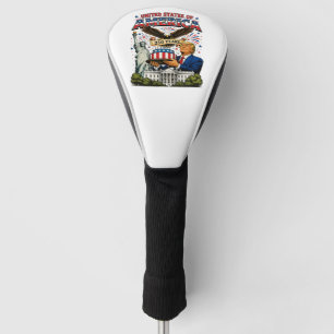 America 250 Years Patriotic Eagle Celebration Golf Head Cover