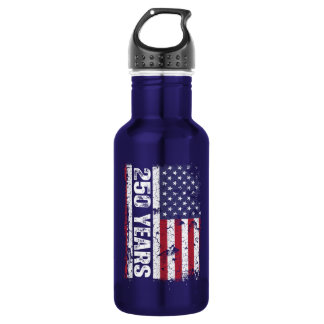  America 250 Years Retro Flag 250th Anniversary 532 Ml Water Bottle