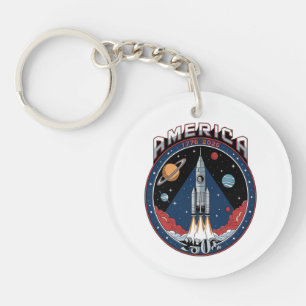 America 250th 1776 2026 key ring