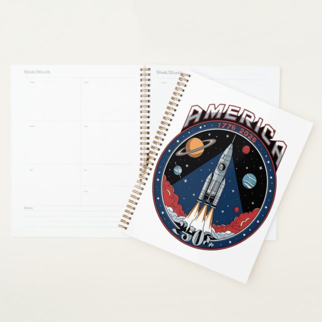 America 250th 1776 2026 planner (Display)